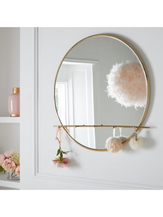 stillFront image of celeste-round-wall-mirror-with-hooks