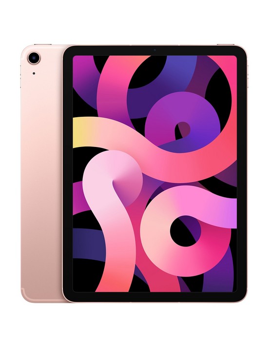 front image of apple-ipad-air-2020-256gb-wi-fi-amp-cellular-109-inch-rose-gold