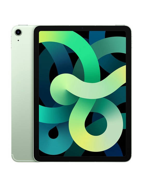 front image of apple-ipad-air-2020-256gb-wi-fi-amp-cellular-109-inch-green
