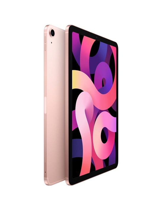 stillFront image of apple-ipad-air-2020-64gb-wi-fi-amp-cellular-109-inch-rose-gold