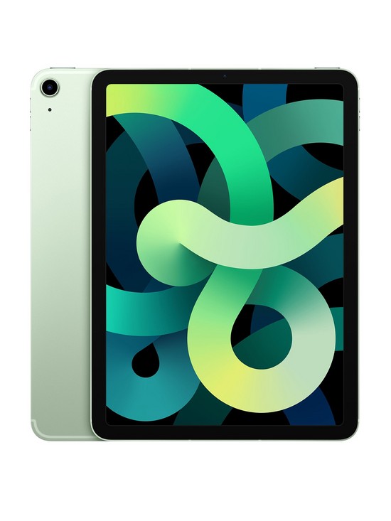 front image of apple-ipad-air-2020-64gb-wi-fi-amp-cellular-109-inch-green
