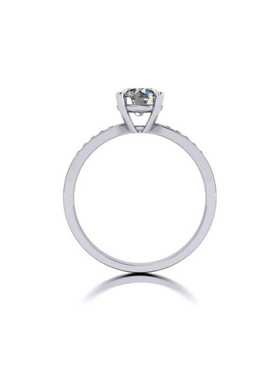 stillFront image of moissanite-platinum-1ct-stone-with-stone-set-shoulders
