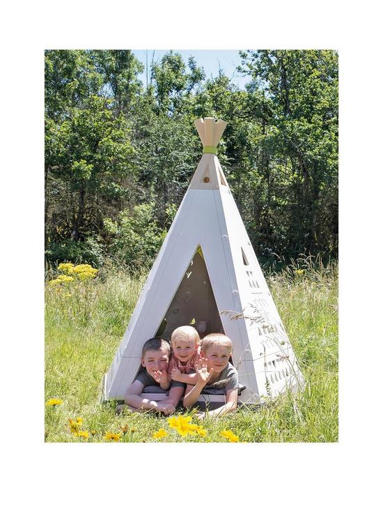 back image of smoby-teepee-tent