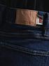  image of superdry-high-rise-skinny-flare-jeans-dark-blue