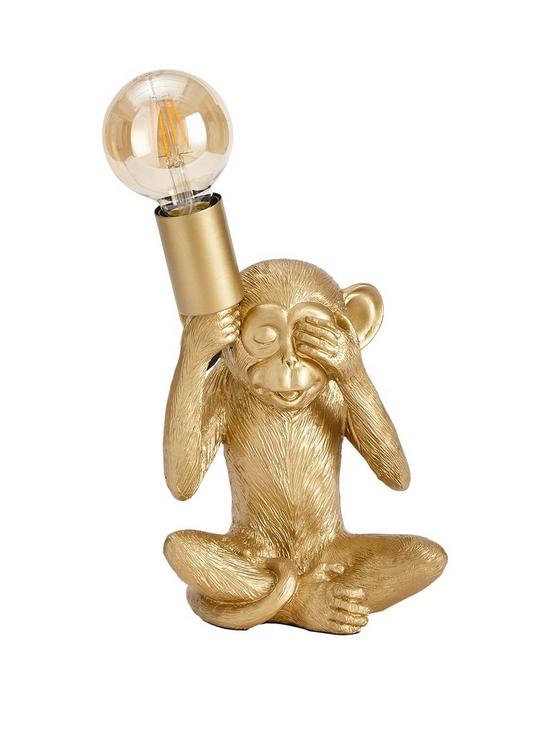 front image of monkey-holding-bulb