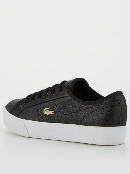 stillFront image of lacoste-ziane-plus-grand-leather-trainer-black-white