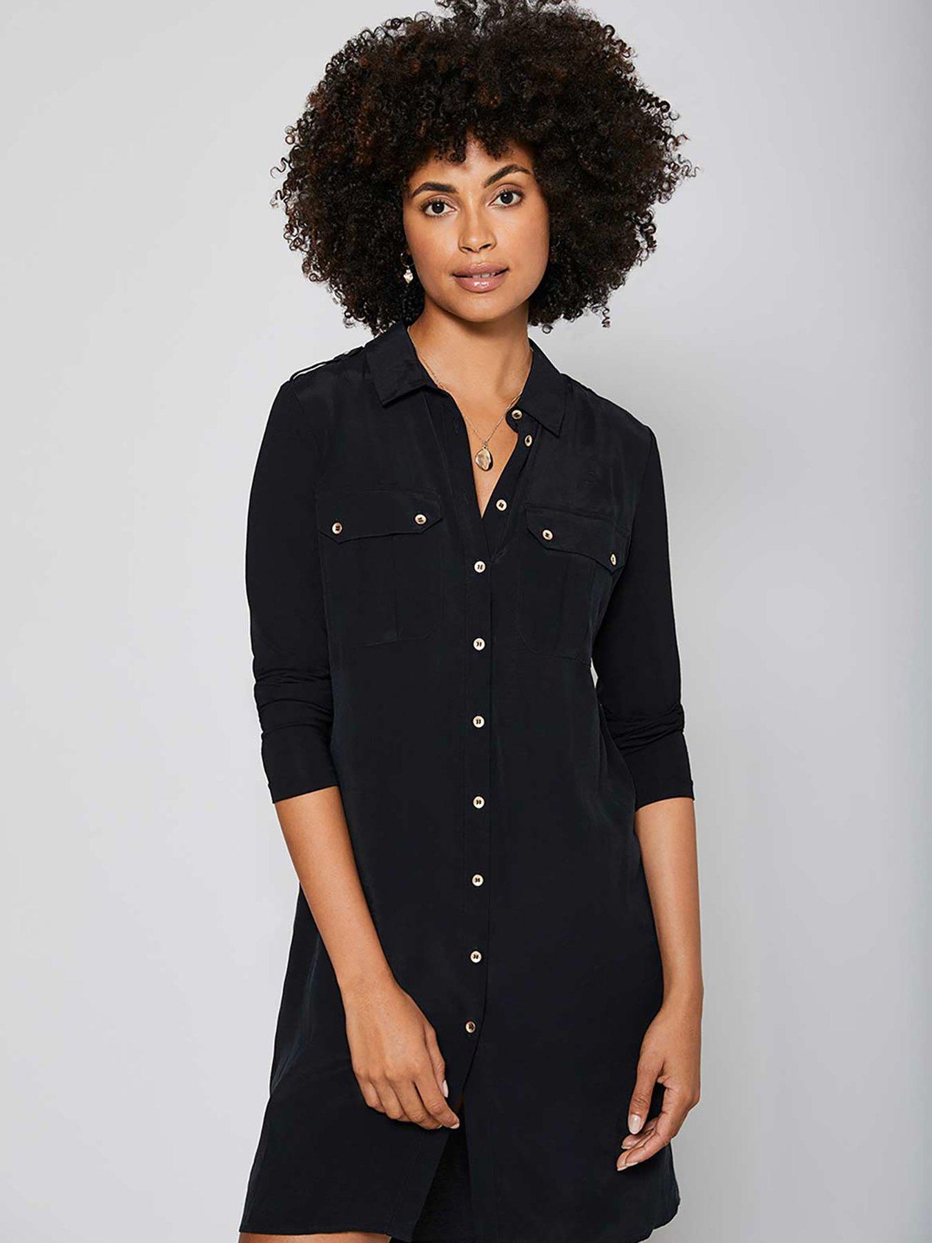 mint velvet denim dress
