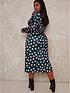  image of chi-chi-london-curve-cozette-dress-green
