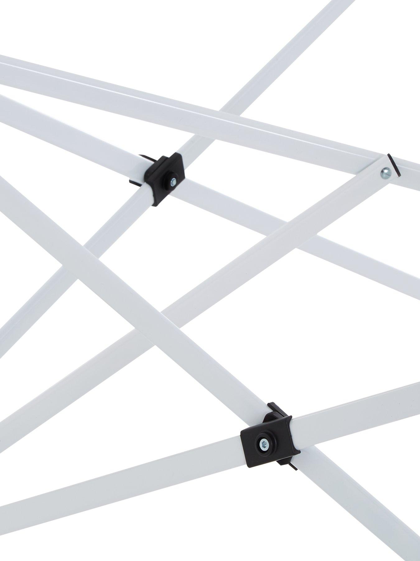  image of 3m-x-3m-pop-up-gazebo-with-side-extension-steel-frame-with-carry-bag