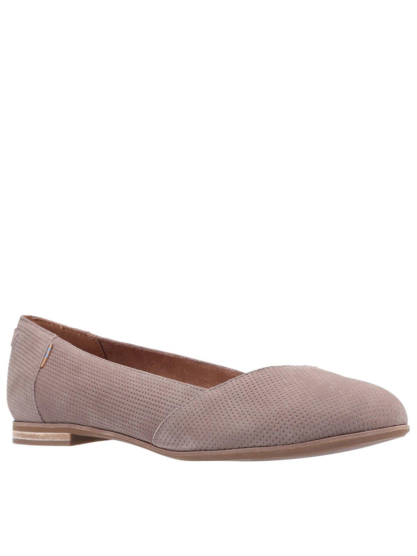 toms vegan leather ballet flats