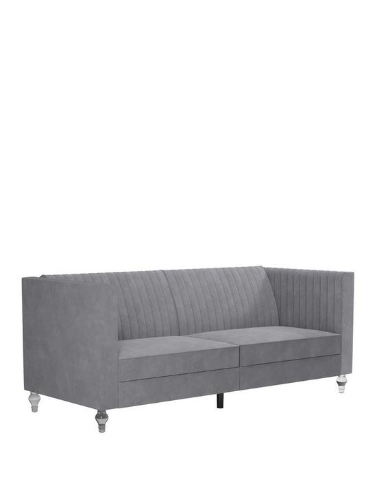 front image of cosmoliving-by-cosmopolitan-arabelle-fabricnbspfuton-sofa