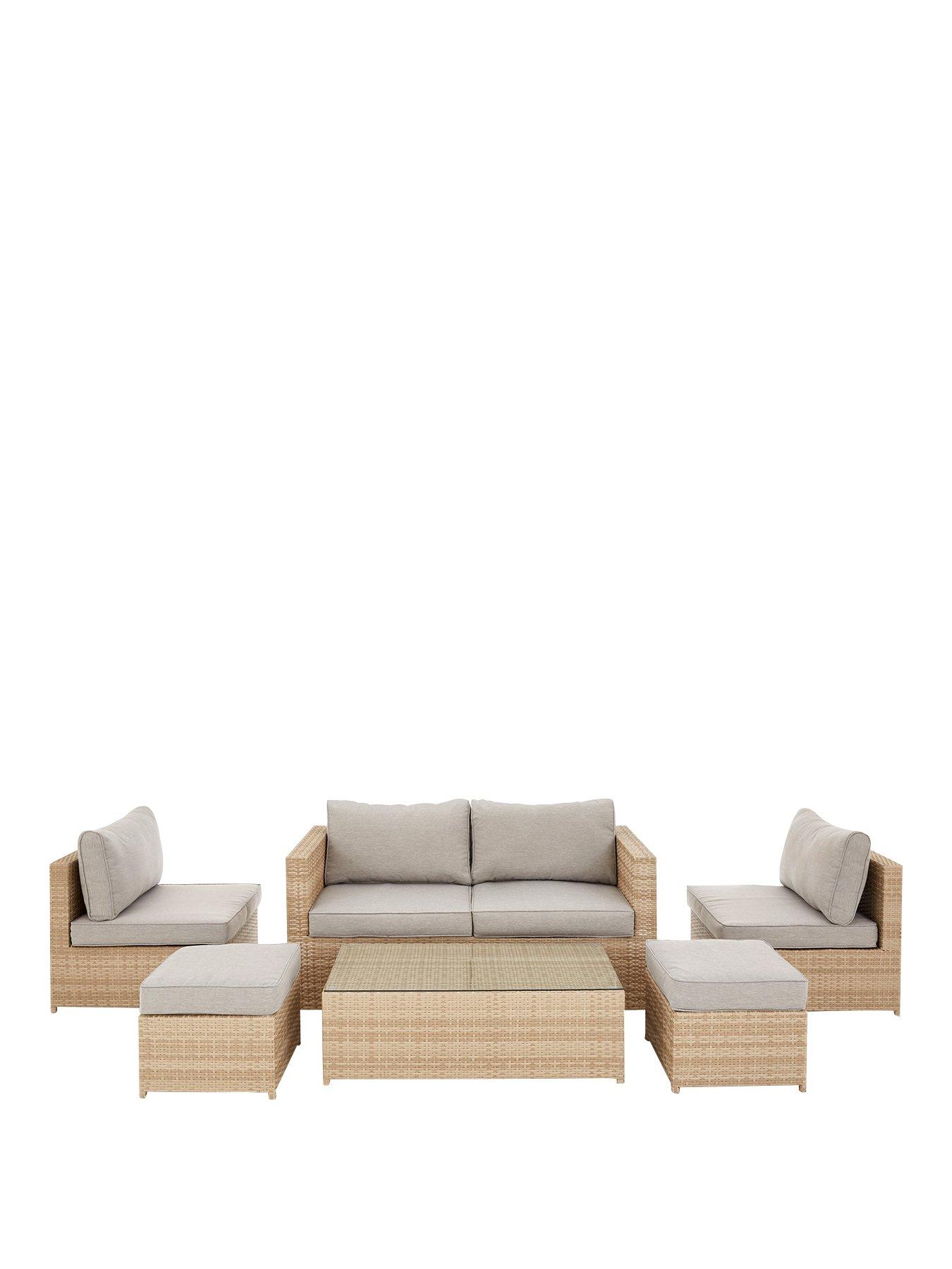 Very Home Rhodes Multi Position Garden Furniture Storage Set