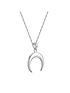  image of the-love-silver-collection-sterling-silver-tusk-pendant-necklace