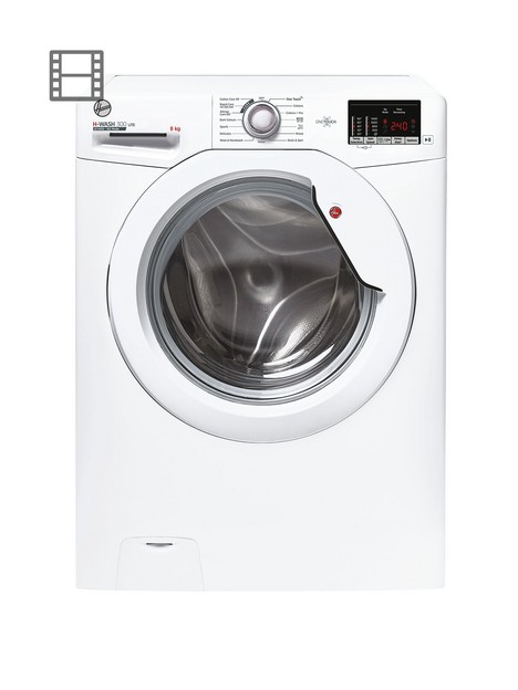 hoover-h-wash-300-h3w-482de-8kg-loadnbspwashing-machine-with-1400-rpm-spin-white