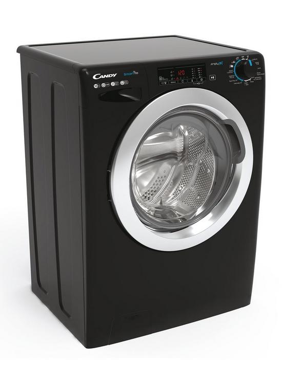 stillFront image of candy-smart-pro-cso13103twcbe-10kg-load-washing-machine-with-1400-rpm-spin-black