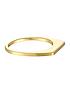  image of the-love-silver-collection-18ct-gold-plated-sterling-silver-thin-square-edge-stacking-ring