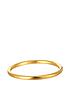  image of the-love-silver-collection-18ct-gold-plated-sterling-silver-slim-plain-band-ring