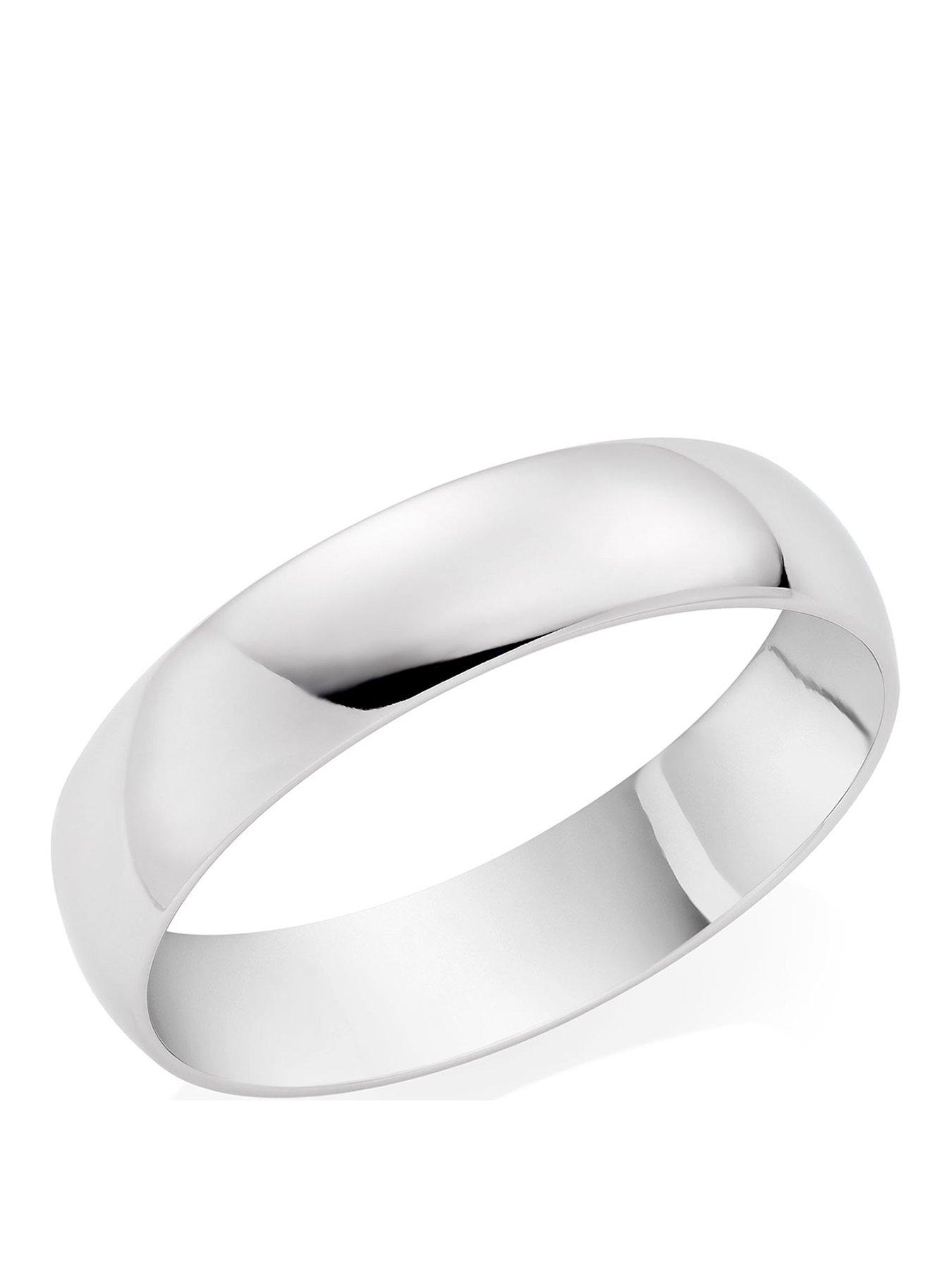 Beaverbrooks Platinum Men's Wedding Ring