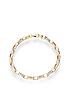 image of beaverbrooks-9ct-gold-rose-gold-and-white-gold-bracelet