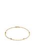  image of beaverbrooks-9ct-gold-bead-bracelet