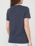  image of v-by-very-valuenbspfront-print-t-shirt-navy