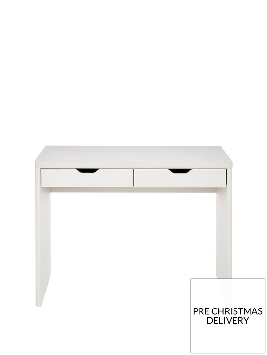 front image of aspen-desk-white