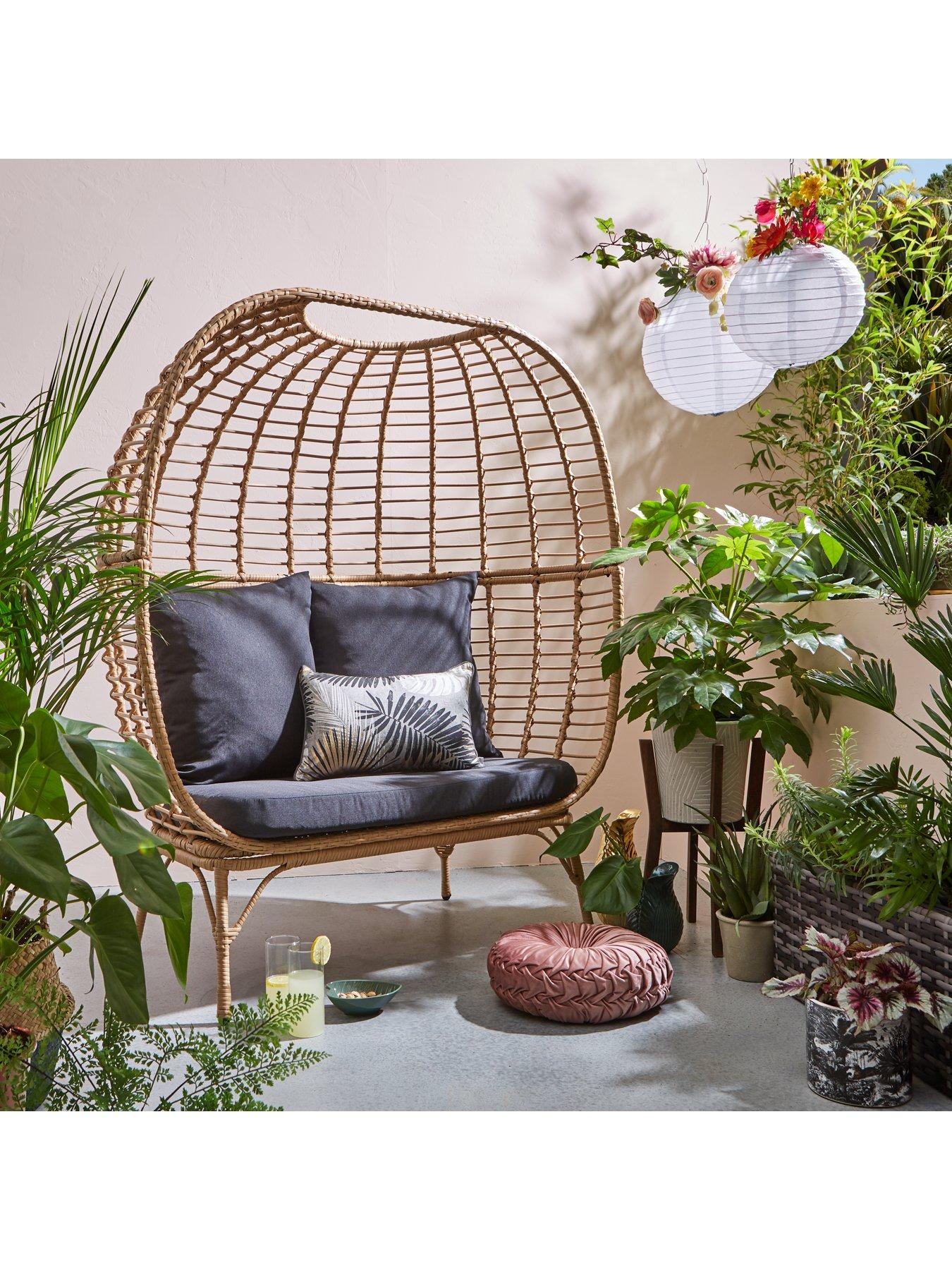 front image of very-home-egg-cocoon-sofa