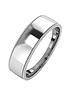  image of the-love-silver-collection-silver-mill-grain-edge-6mm-court-wedding-band