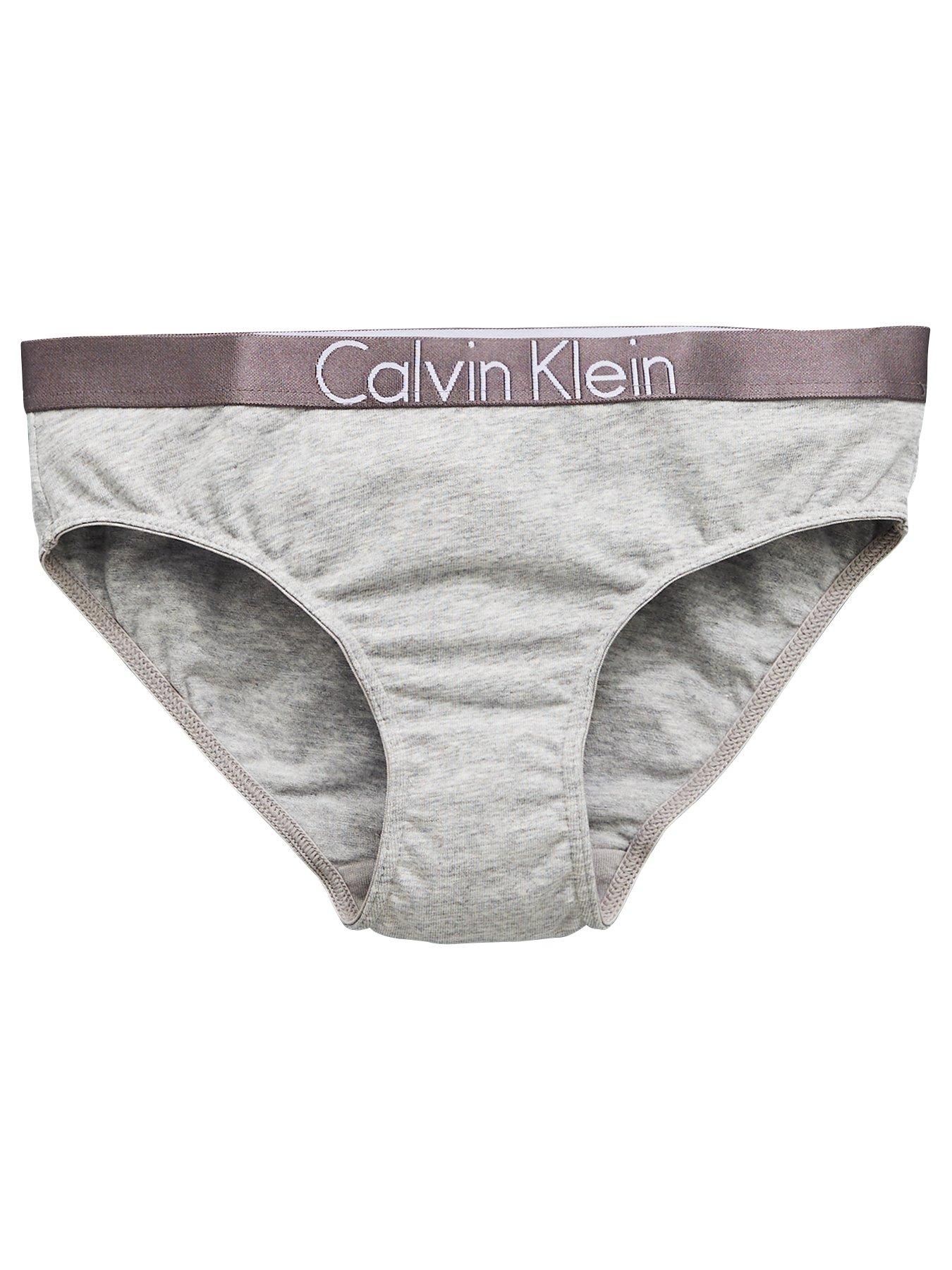Calvin Klein Girls Red & White Bikini Brief (2 Pack)