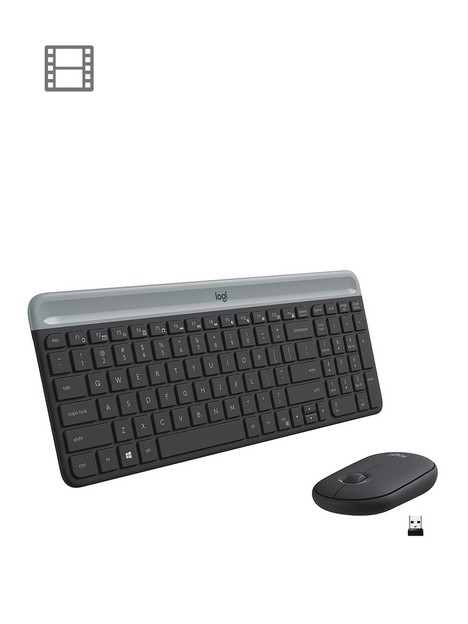 logitech-slim-wireless-keyboard-and-mouse-combo-mk470-graphite-uk