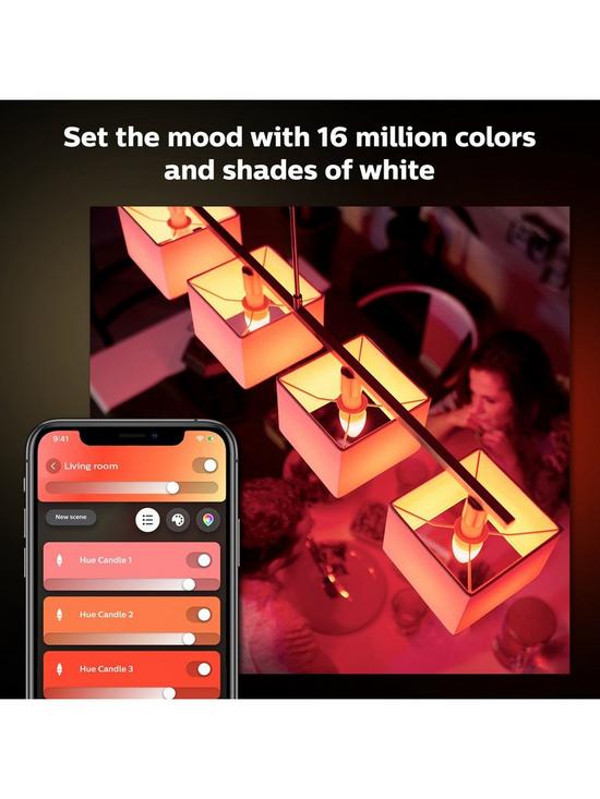 stillFront image of philips-hue-white-and-colour-ambiance-bluetooth-single-pack-e14