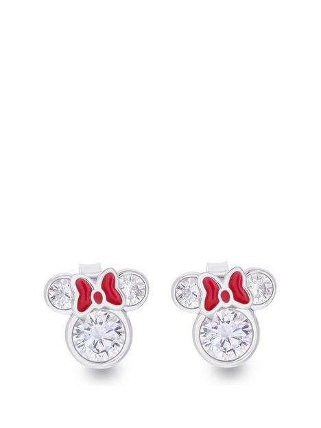 disney-disney-minnie-mouse-sterling-silver-and-red-bow-crystal-stud-earrings
