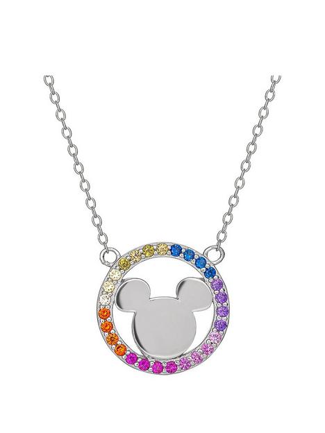 disney-mickey-mouse-sterling-silver-rainbow-crystal-pendant-necklace