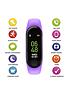  image of tikkers-activity-trackernbsppurple-silicone-strap-kids-watch