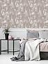  image of arthouse-stone-texture-pink-rose-gold-wallpaper