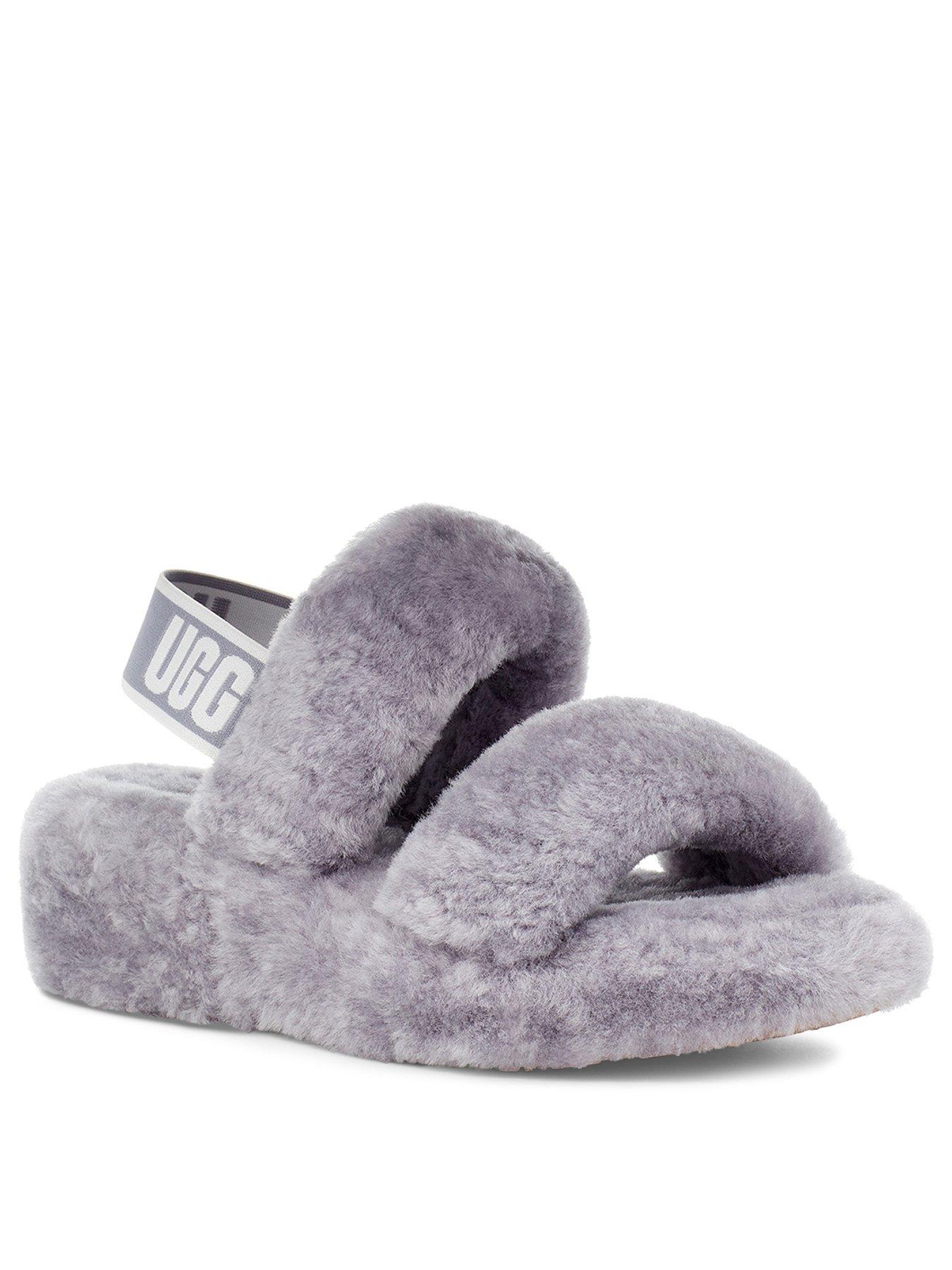 ugg oh yeah slippers black