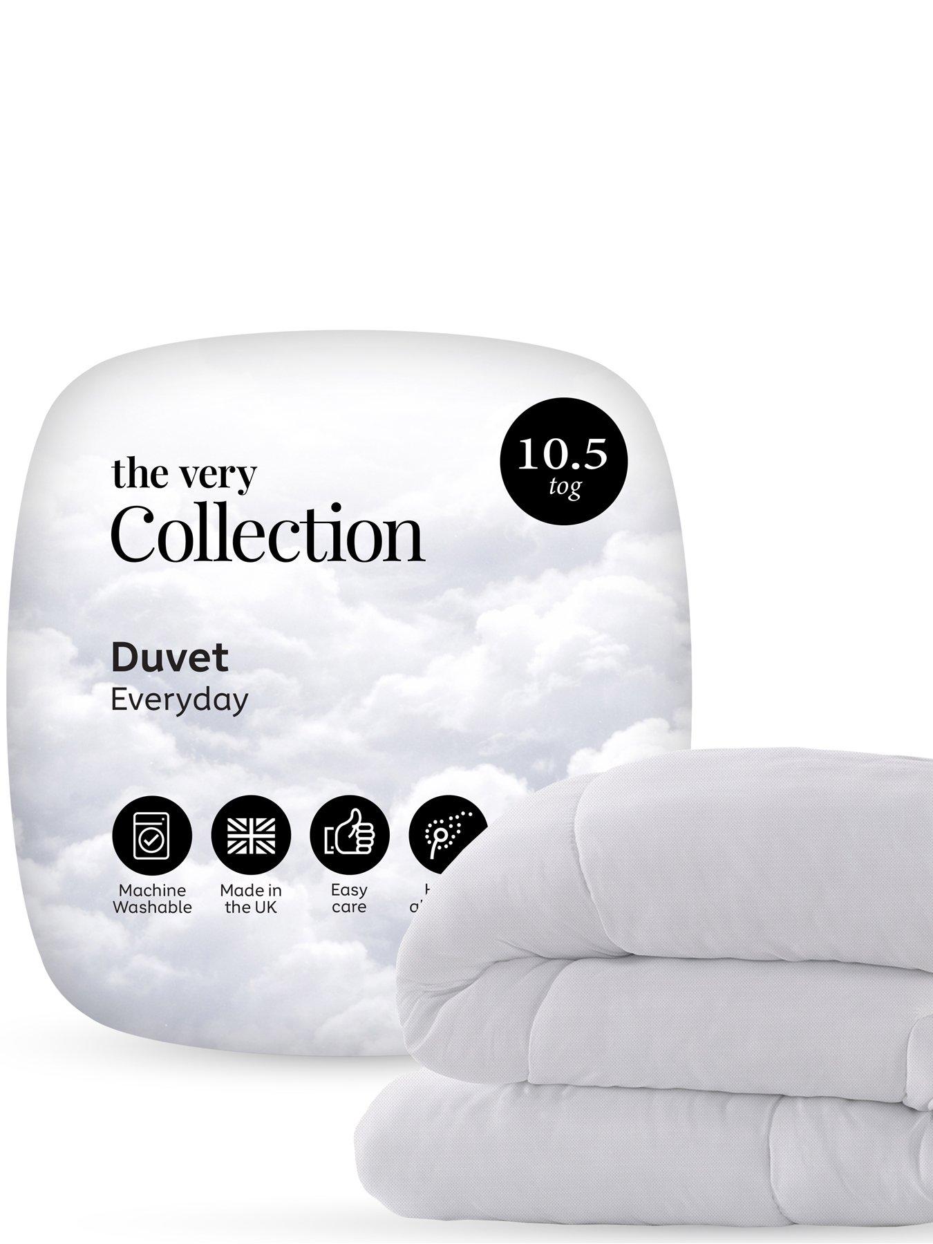 The Very Collection Essentials 10.5 Tog Duvet - White