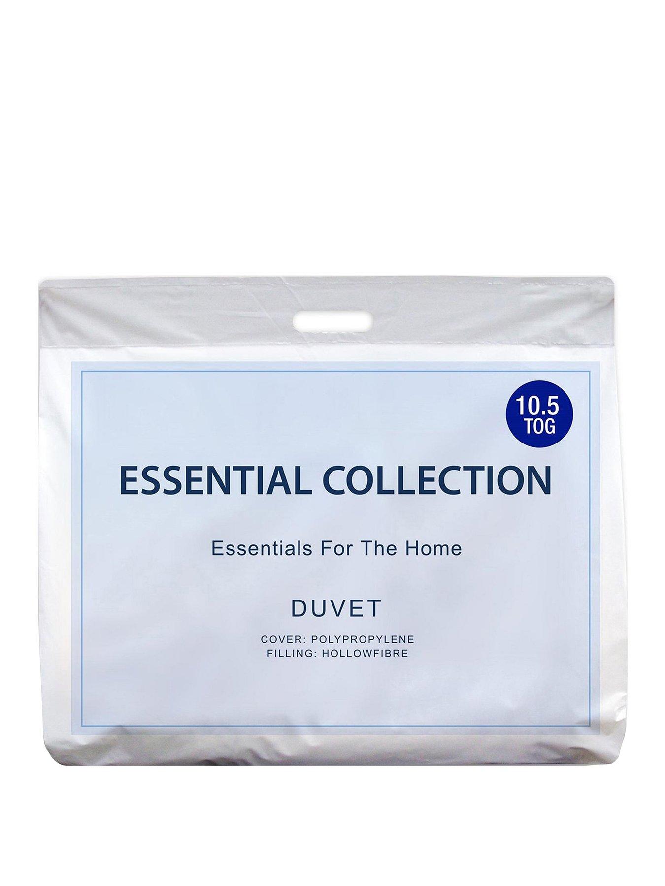 undefined Essentials 10.5 Tog Duvet - White