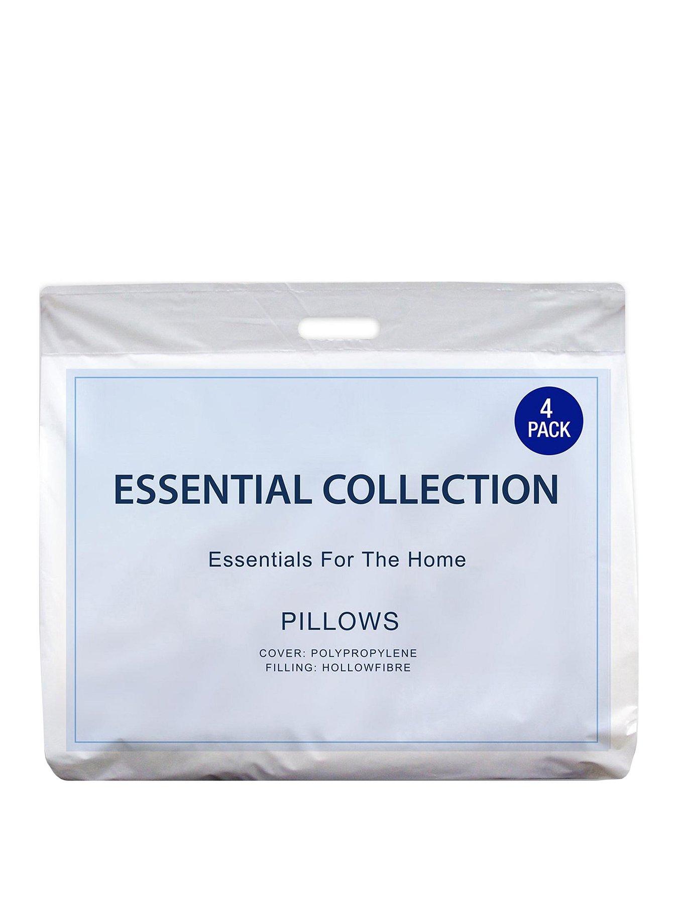undefined Essentials Pack of 4 Pillows - White