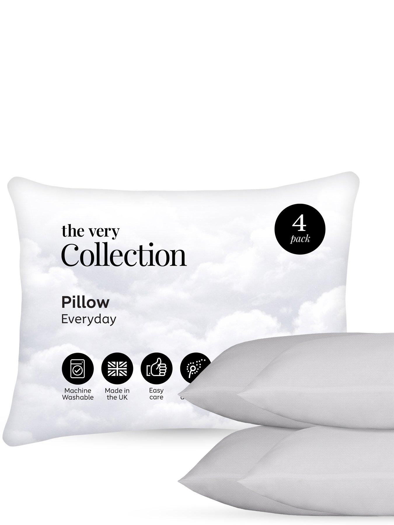 Image 3 of 4 of The Very Collection Essentials Pack of 4 Pillows - White
