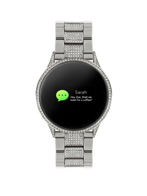 reflex-active-reflex-active-series-4-smart-watch-with-colour-touch-screen-and-glitz-stainless-steel-bracelet