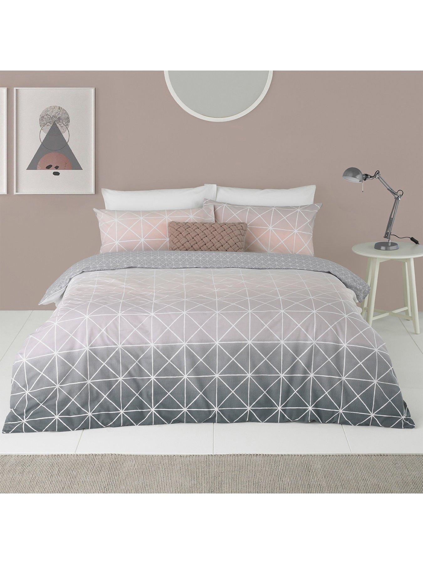 Image 1 of 3 of Furn Spectrum Duvet Cover and Pillowcase Set - Grey
