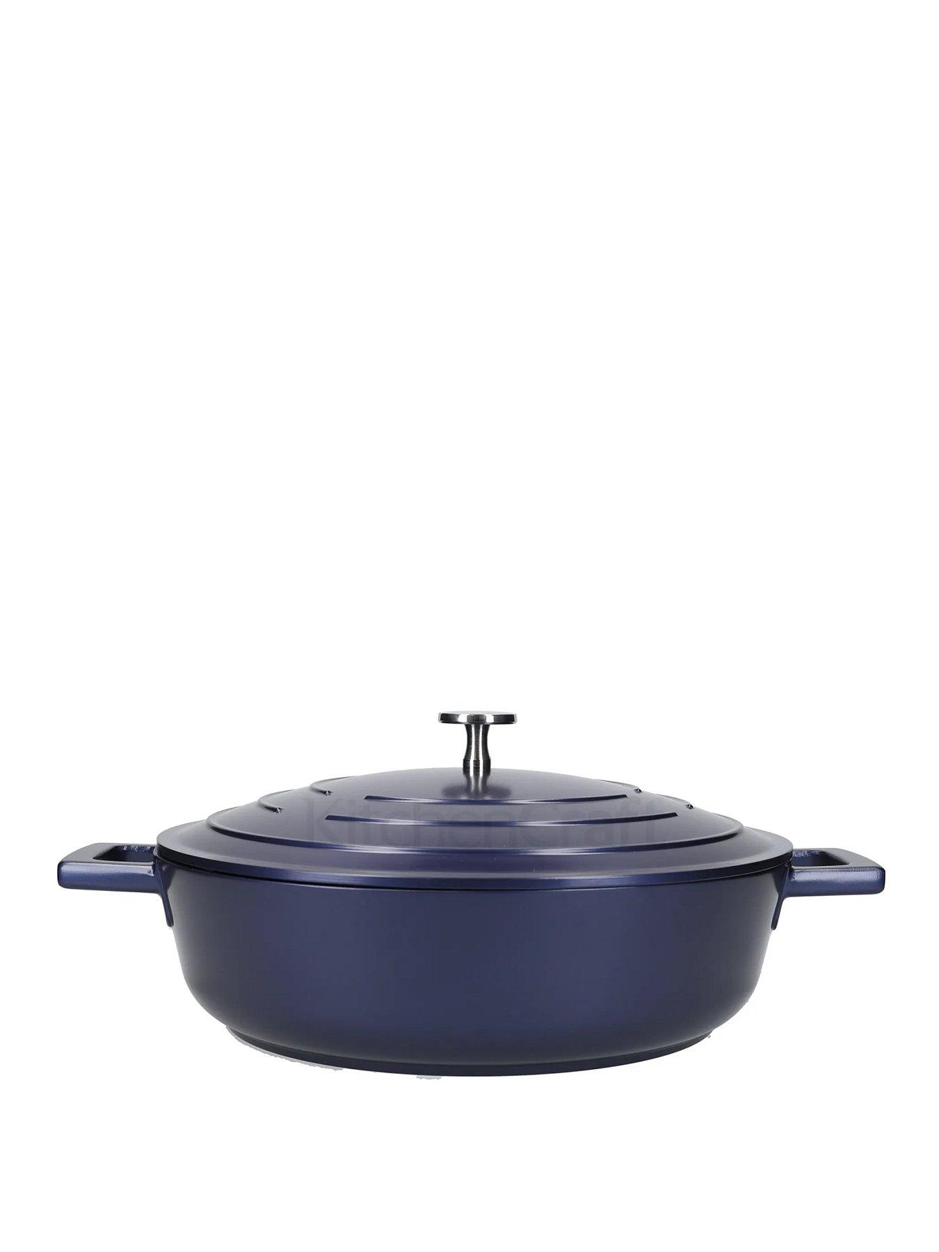 masterclass-lightweight-cast-aluminium-shallow-4-litre-casserole-dish-metallic-blue