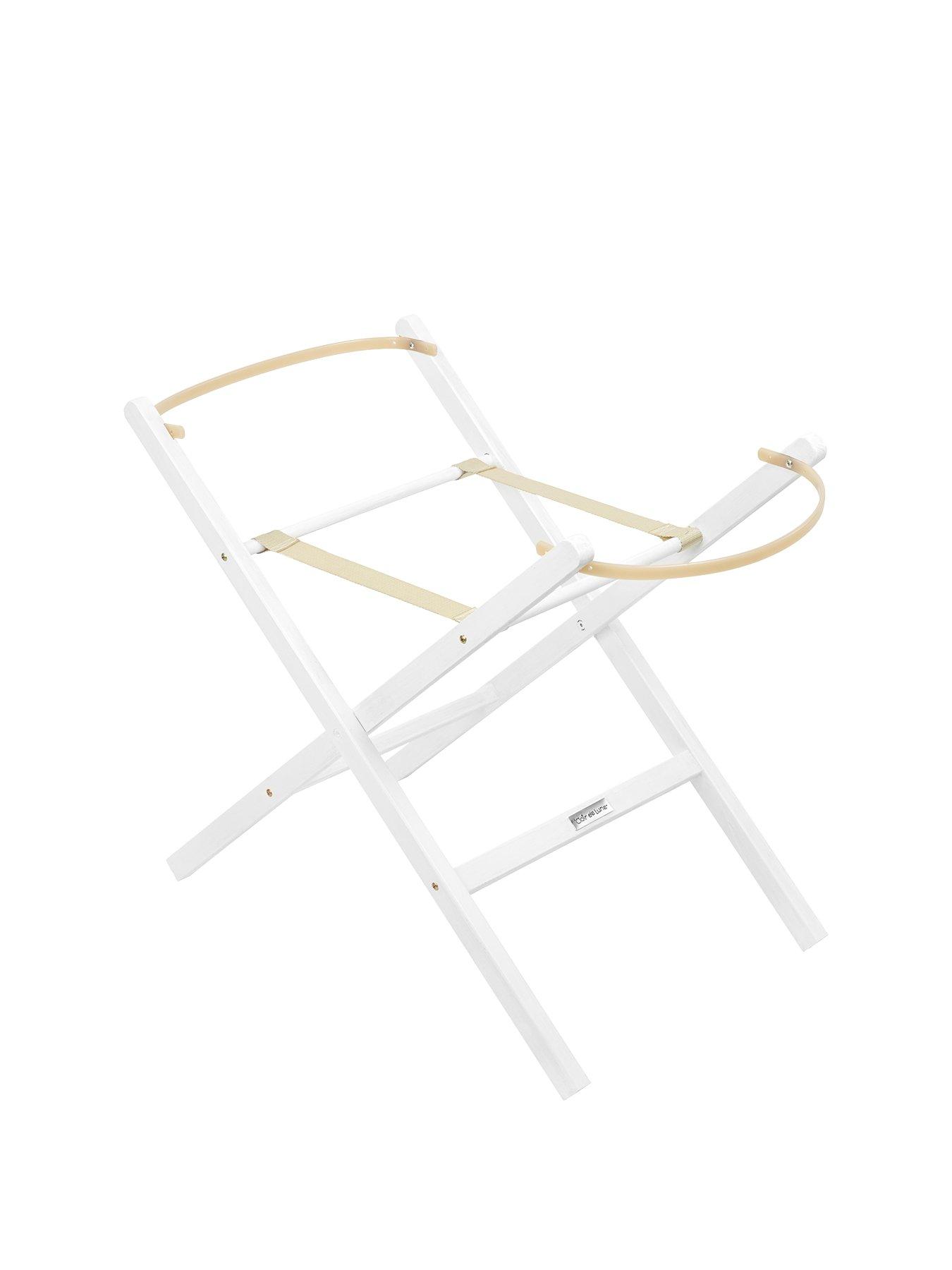 clair de lune folding moses basket stand