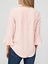  image of v-by-very-value-frill-round-neck-shell-top-pinknbsp
