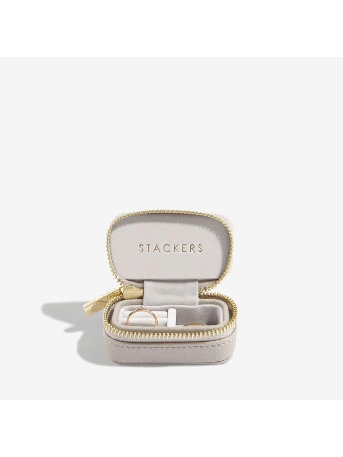 Image 3 of 3 of Stackers Large &amp; Petite Travel Box - Taupe