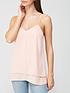  image of v-by-very-valuenbspdouble-layer-basic-cami-pink
