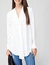  image of v-by-very-open-collar-longline-blouse-ivory