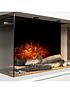  image of adam-fires-fireplaces-havana-white-electric-suite-with-remote