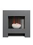  image of adam-fires-fireplaces-cubist-grey-electric-suite